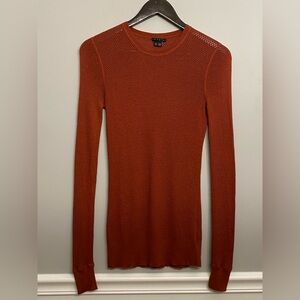 Theory mesh-knit sweater - size small